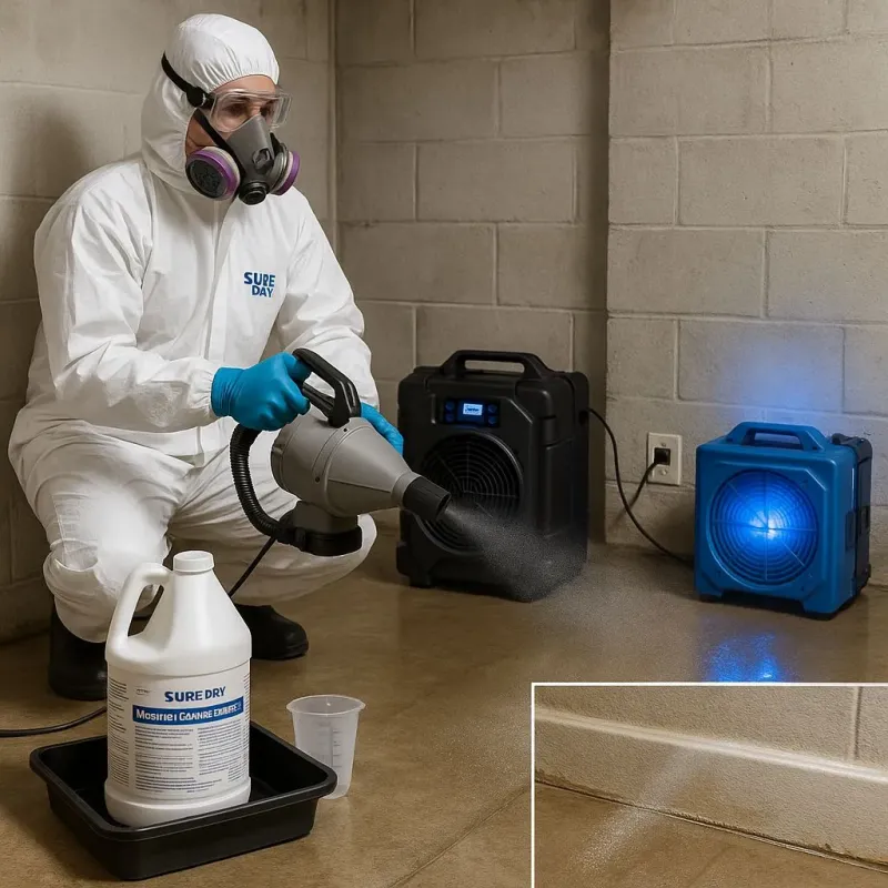 Sanitization and Odor Removal process in Cleora, OK