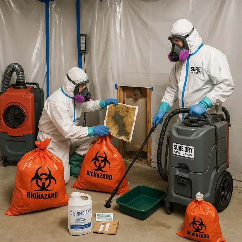 Contaminated Water Handling Protocols process in Cleora, OK